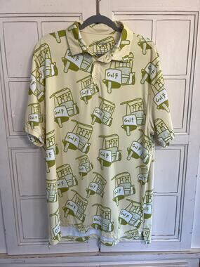 Sosik size XL mens golf polo shirt golf carts